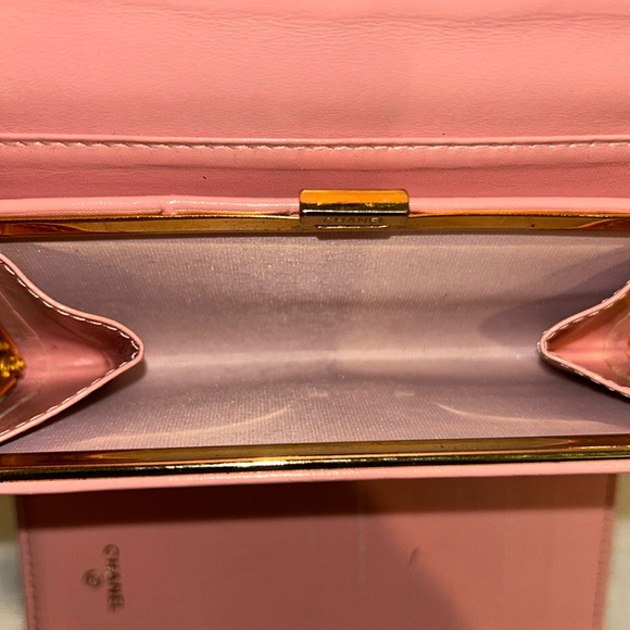 Authentic Chanel Long Wallet Pink Caviar Leather +certificate of authenticity - Picture 10 of 17